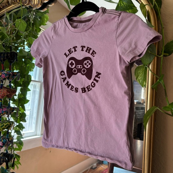 Mauve Gamer Girl Baby Tee Women’s XXS Y2K 2000s - Picture 1 of 3